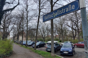 Die Gottschallstraße am Park.