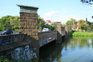 Fotografie der Klingerbrücke.