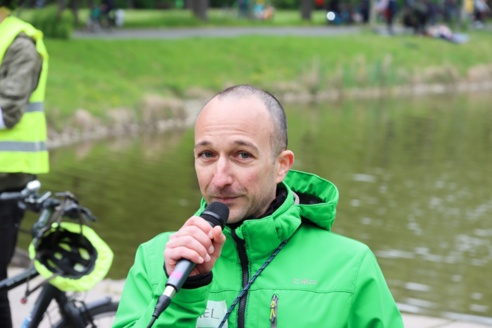 Daniel von der Verkehrswende LE. Foto: Michael Freitag