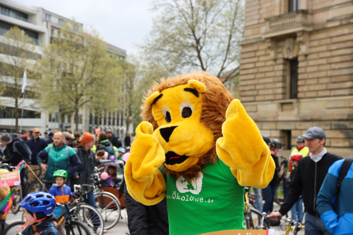 Die Kidical Mass am 7. Mai 2023 in Leipzig. Foto: Michael Freitag