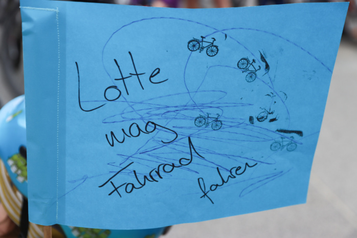 Die Kidical Mass am 7. Mai 2023 in Leipzig. Foto: Michael Freitag