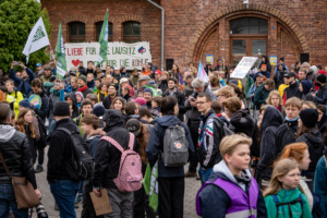 Klimaprotest in der Lausitz.