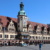 Altes Rathaus mit Marktplatz.