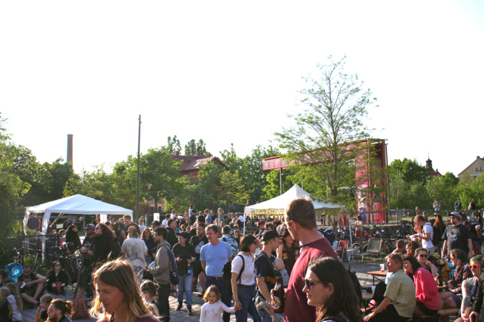 15 Jahre Wagenplatz Karl Helga. Foto: Birte Lampart