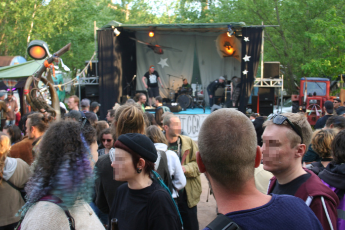 15 Jahre Wagenplatz Karl Helga. Foto: Birte Lampart