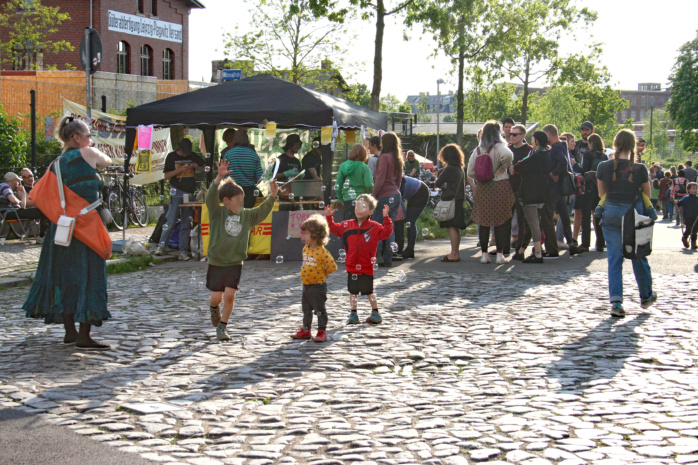 15 Jahre Wagenplatz Karl Helga. Foto: Birte Lampart