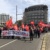 Die Linke auf dem Weg zur Gewerkschafts-Kundgebung. Foto: privat