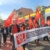 Die Linke auf dem Weg zur Gewerkschafts-Kundgebung. Foto: privat