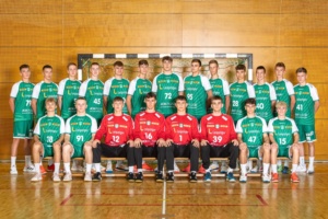 Mannschaftsfoto der SC DHfK Leipzig B-Jugend. Foto: Klaus Trotter