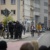 Polizeimaßnahme gegen die Blockade auf der Prager Straße. Foto: Tom Richter