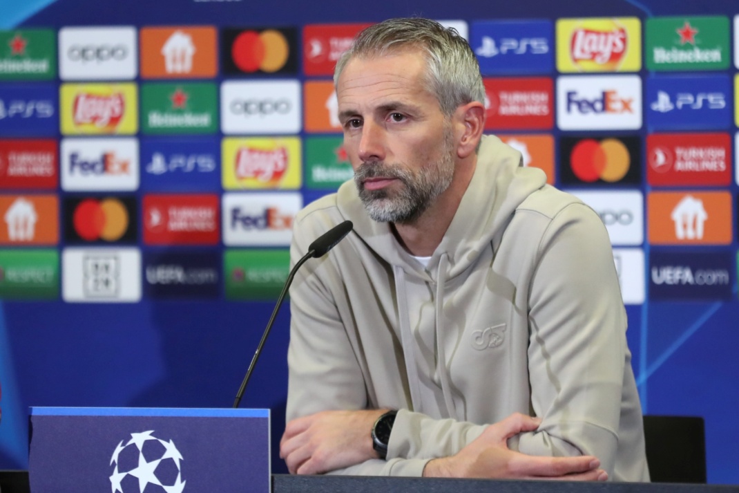 RB-Trainer Marco Rose. Foto: Jan Kaefer