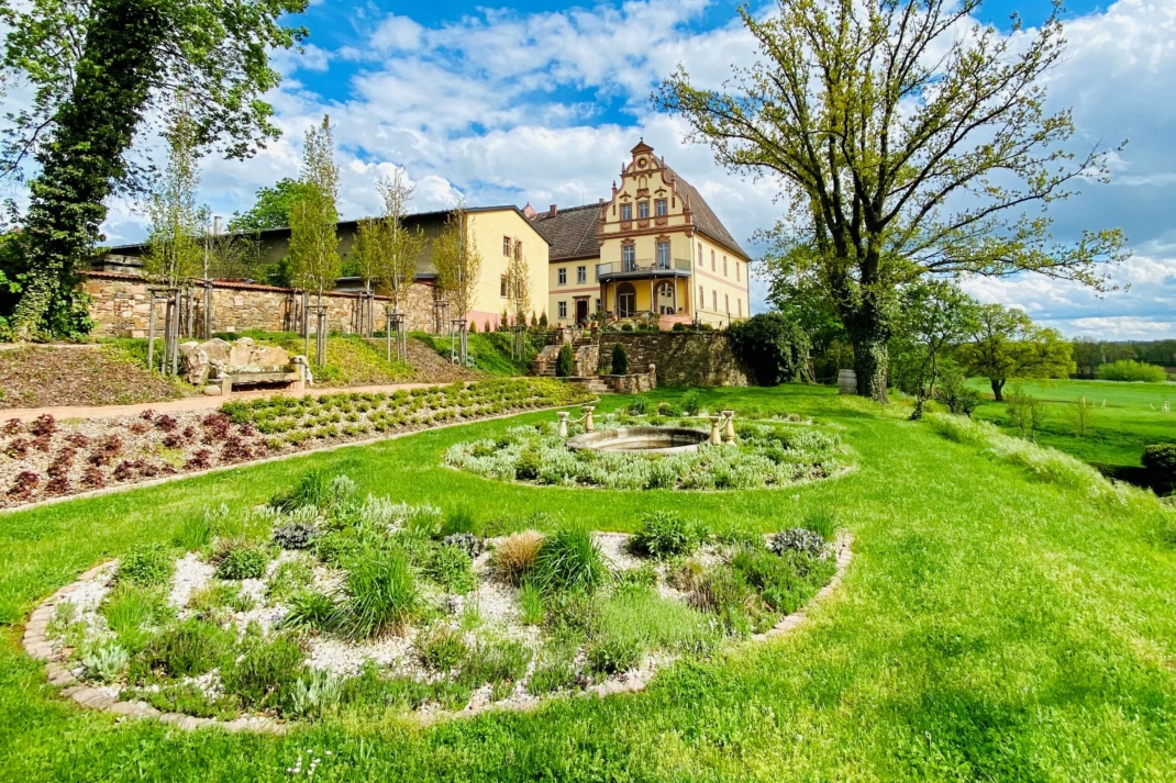 Rittergut Kössern, Garten. Foto: Sebastian Bachran