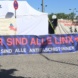 Banner zur Solidarität mit Lina E.