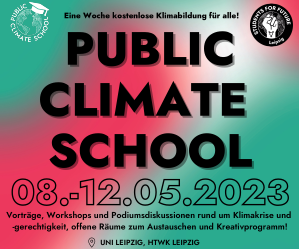 Public Climate School Mai 2023 - Eine Woche Klimabildung für alle!
