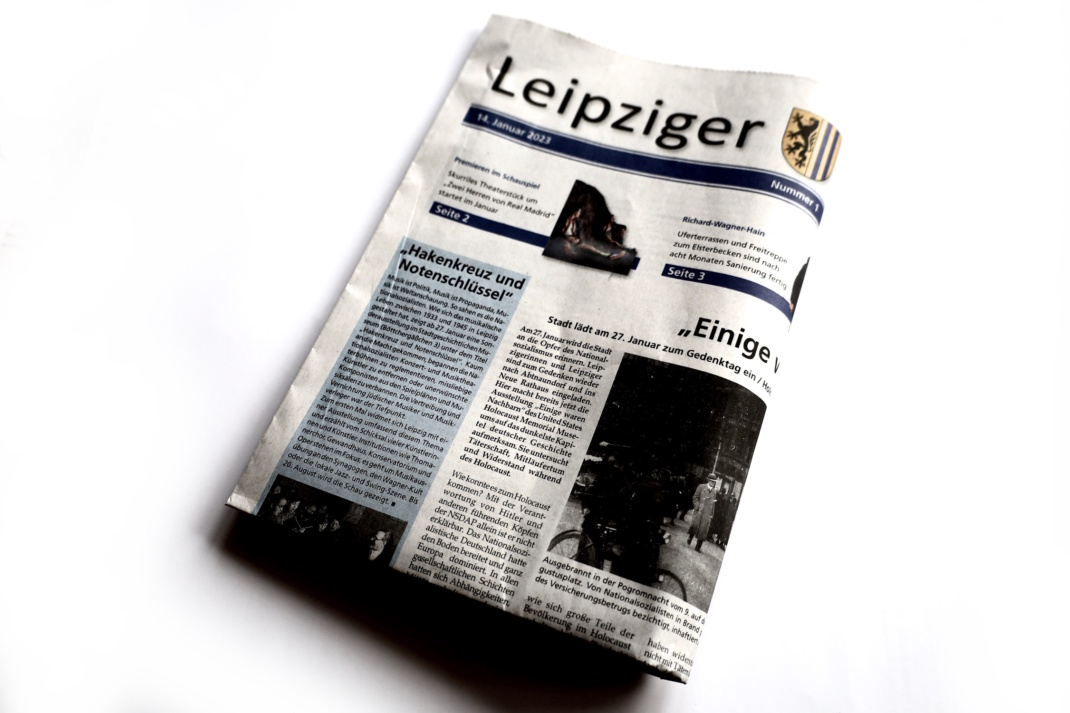 Exemplar des Leipziger Amtsblatts.