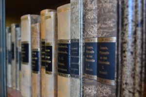 Bücher aus der Paulskirchenbibliothek. Foto:DNB