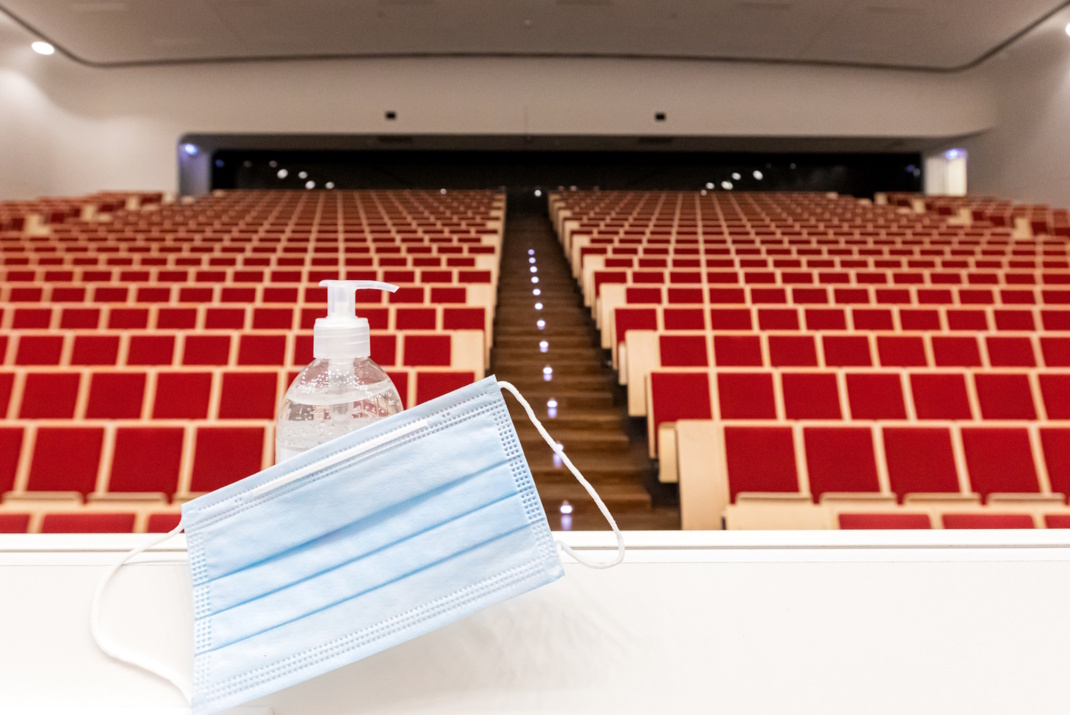 Während der Corona-Pandemie blieben die Hörsäle der Universitäten oft leer. Foto: Swen Reichhold / Universität Leipzig