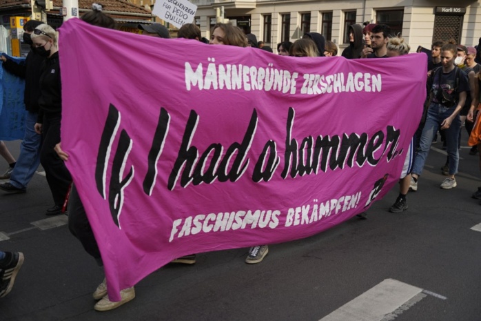 Demo von „Leipzig nimmt Platz“ am 5. Juni 2023. Foto: Tom Richter