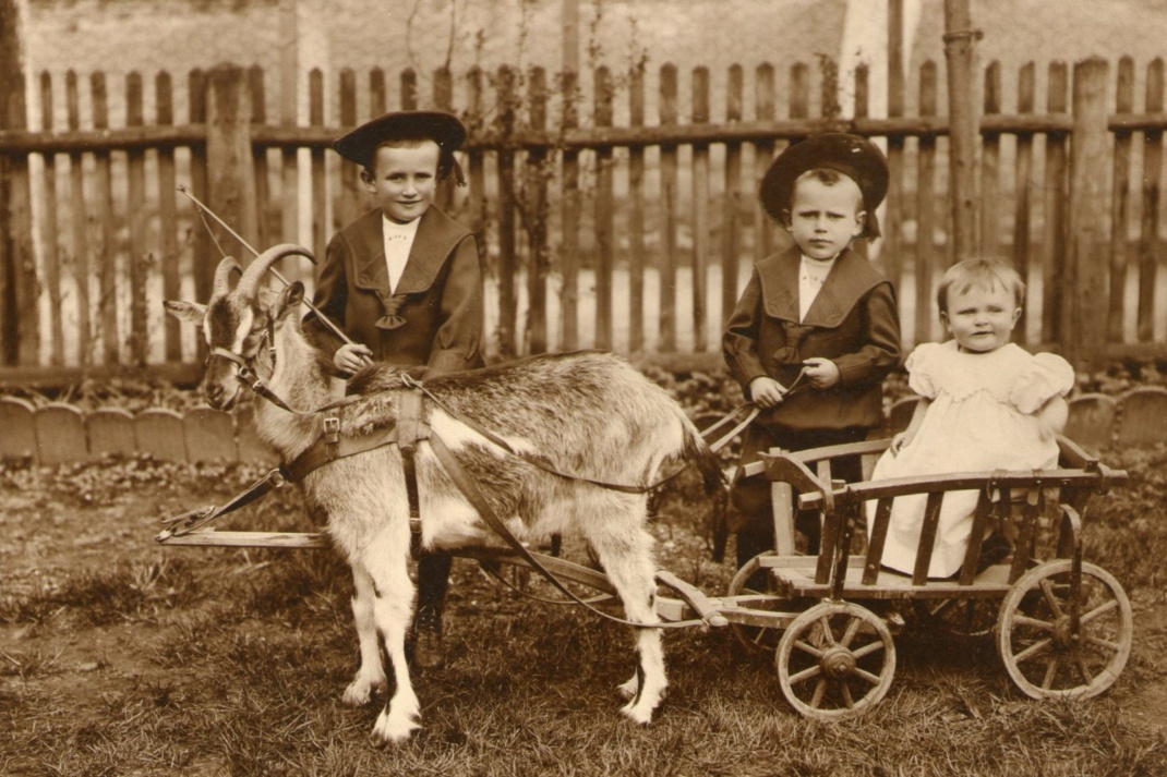 Herbert, Felix, Marinanne Rost 1907. Foto: Pippig