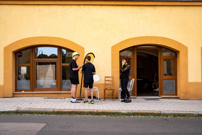Eröffnung der Räumlichkeiten des Projektes Jugendbeteiligung Frohburg. Foto: Ferdinand Uhl