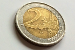 Zwei-Euro-Münze.