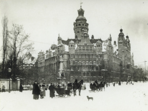 Das Neue Rathaus im Winter 1920