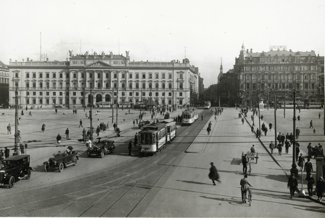 Augustusplatz um 1923.
