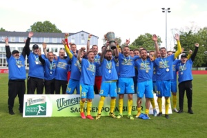 Der 1. FC Lok Leipzig gewann zuletzt 2021 (Foto) und 2023 den Sachsenpokal – im Jahr dazwischen war gegen Bautzen Endstation. Foto: Jan Kaefer (Archiv)