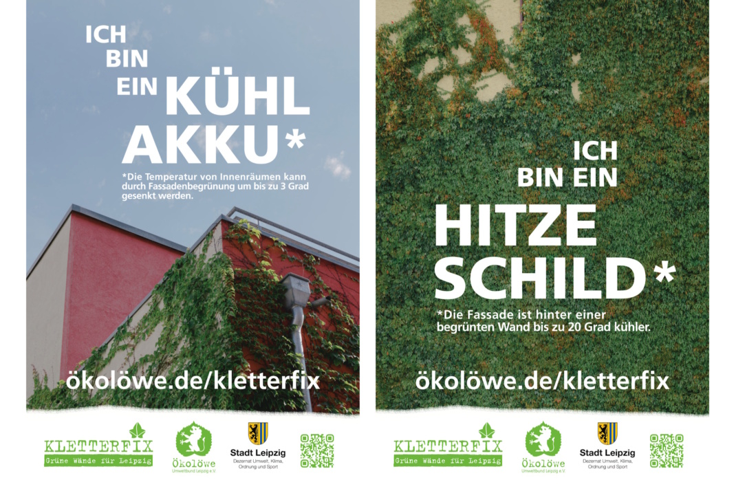 Plakatmotive des Ökolöwen.