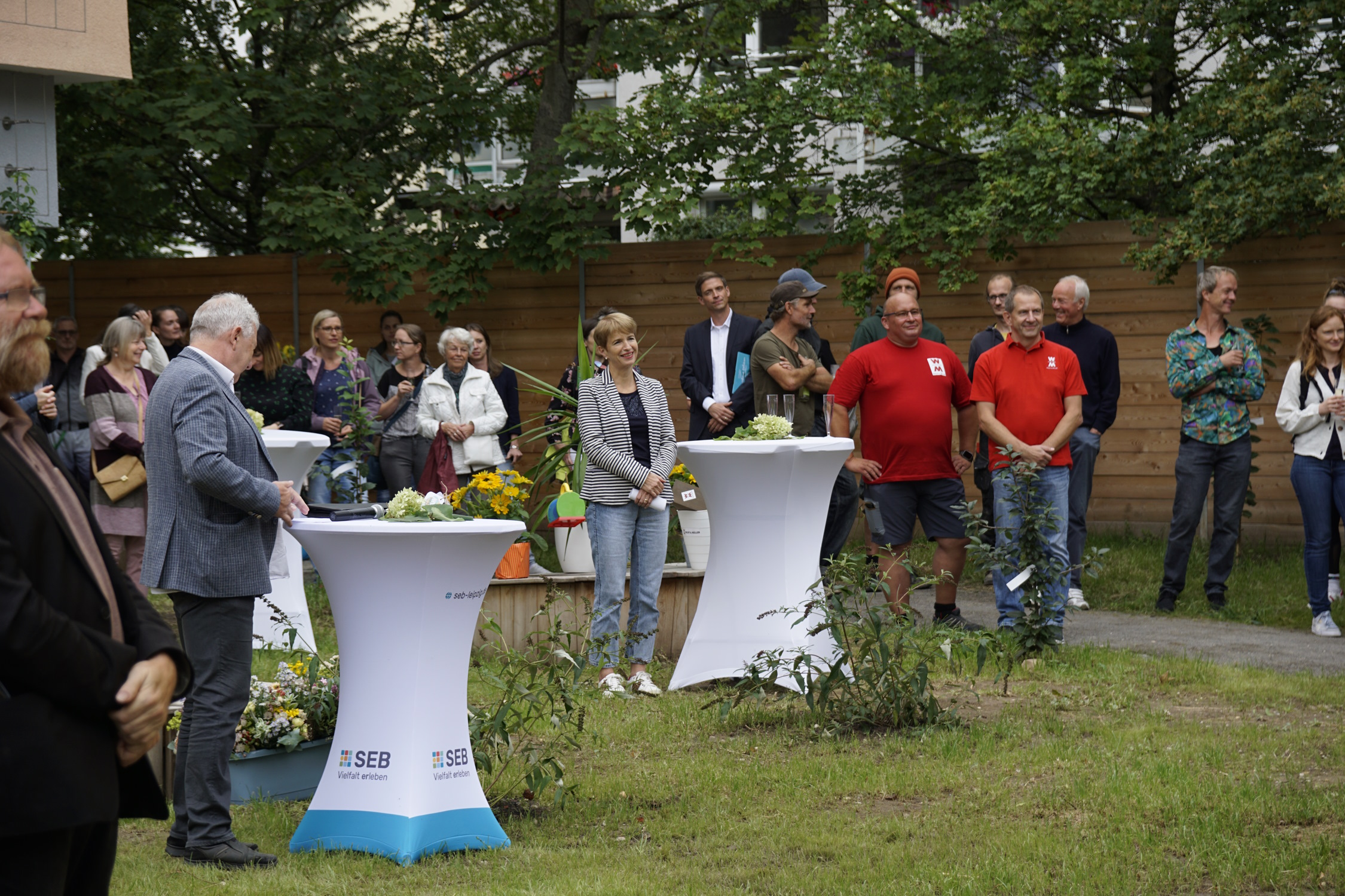 Eröffnung der Kita "Naturwerkstatt" am 28. August. Foto: Städtischer Eigenbetrieb Behindertenhilfe (SEB)