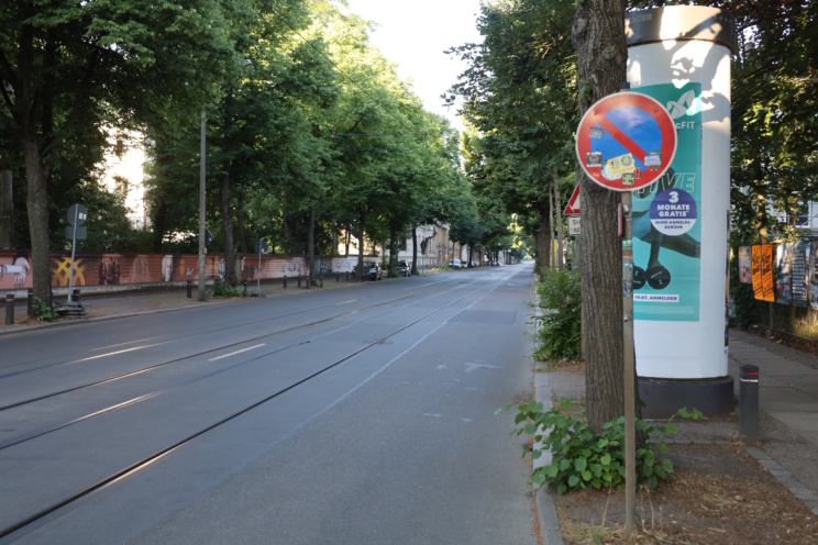 Käthe-Kollwitz-Straße in Leipzig.