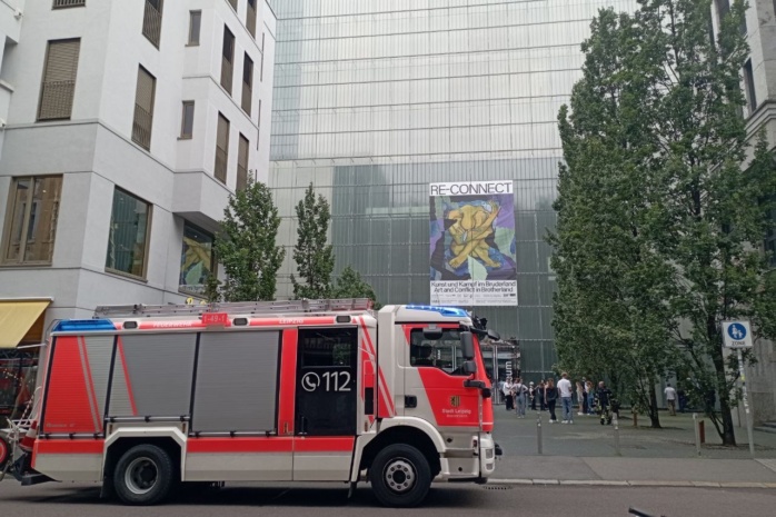 Feueralarm im Museum der bildenden Künste. Foto: privat