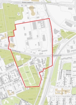 Das Sperrgebiet am Sonntag: Grafik: Stadtwerke Leipzig