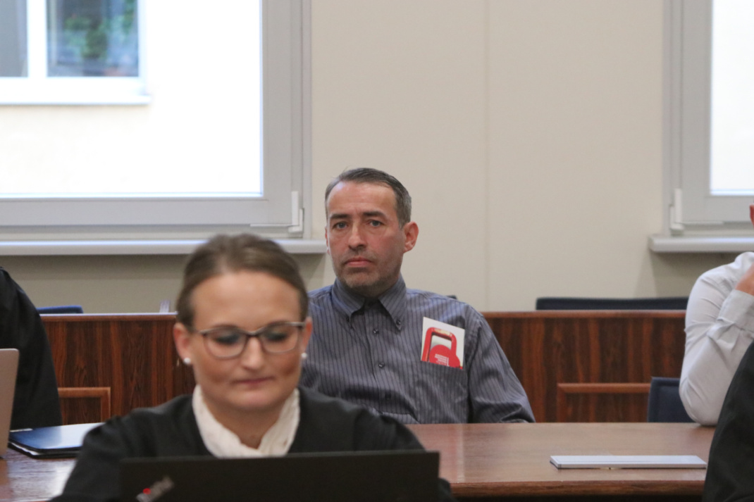 Sven Liebich vor Gericht.