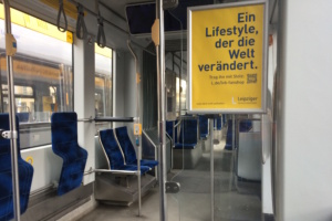 Leipziger Tram von innen.