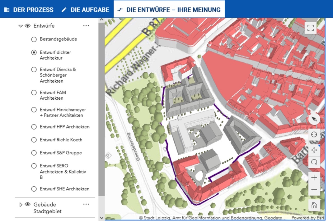 Entwurf zum Matthäikirchhof.