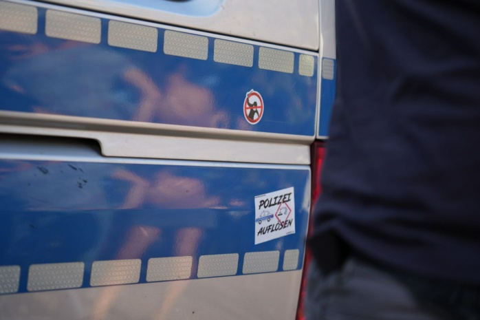 Die Hausbesetzung "Helium" wird geräumt. Foto: Gregor Wünsch