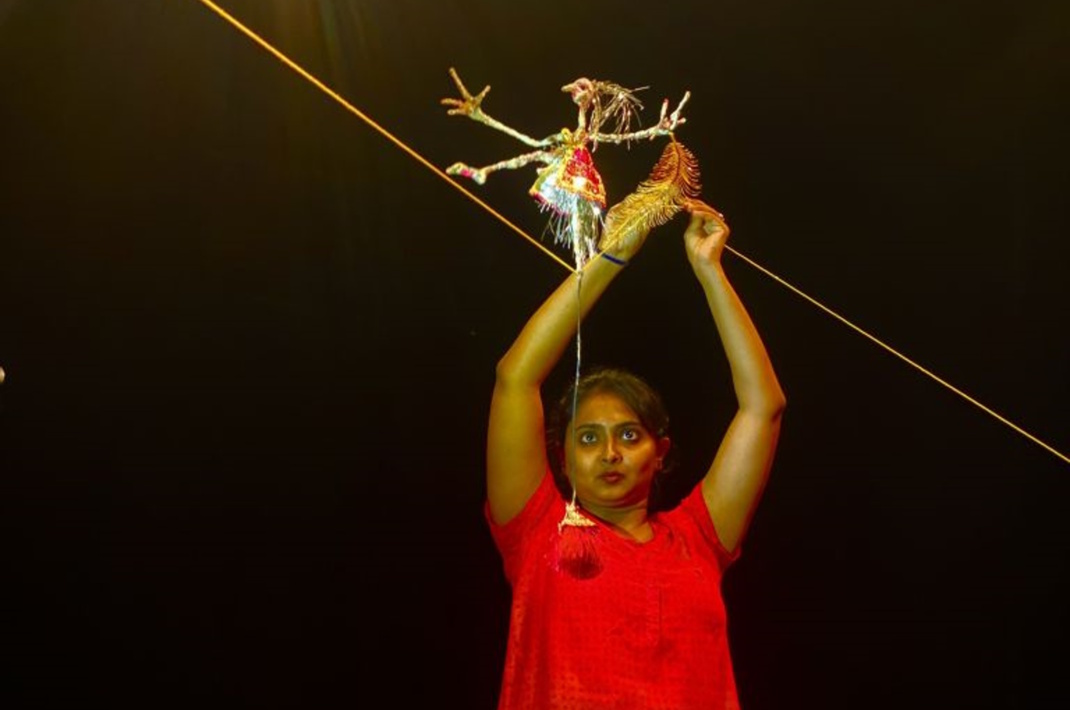 Aufnahme aus dem Stück.