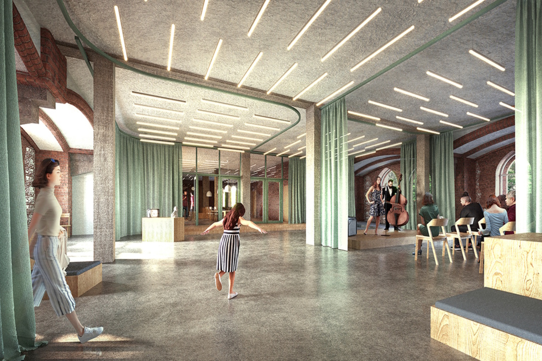 Blick in den neu gestalteten Saal.