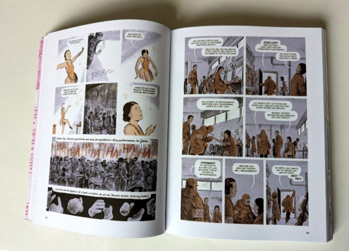 "Gelächter und Knochen" von Till Lukat über die Vertreibung von Jüdinnen*Juden. Foto: Yaro Allisat