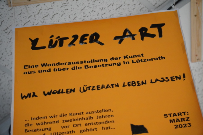 Die Ausstellung "Lützer Art" zeigt Kunst von der Kante. Foto: Yaro Allisat