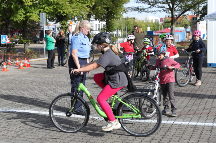 Der erste öffentliche Radübungsplatz auf dem Alten Messegelände ist auch abends und am Wochenende frei zugänglich und für alle nutzbar. Foto: Jan Kaefer