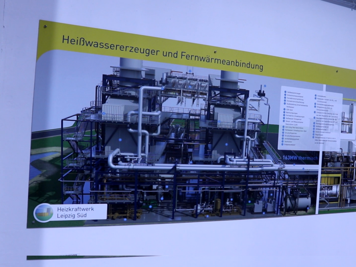 Das Kraftwerk soll zu Leipzigs Klimaneutralität beitragen. Foto: LZ Television