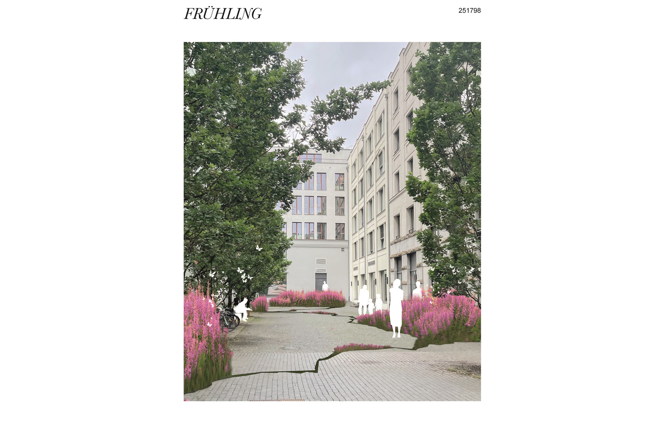 Nina Schuiki/ Entwurfszeichnung “Frühling““