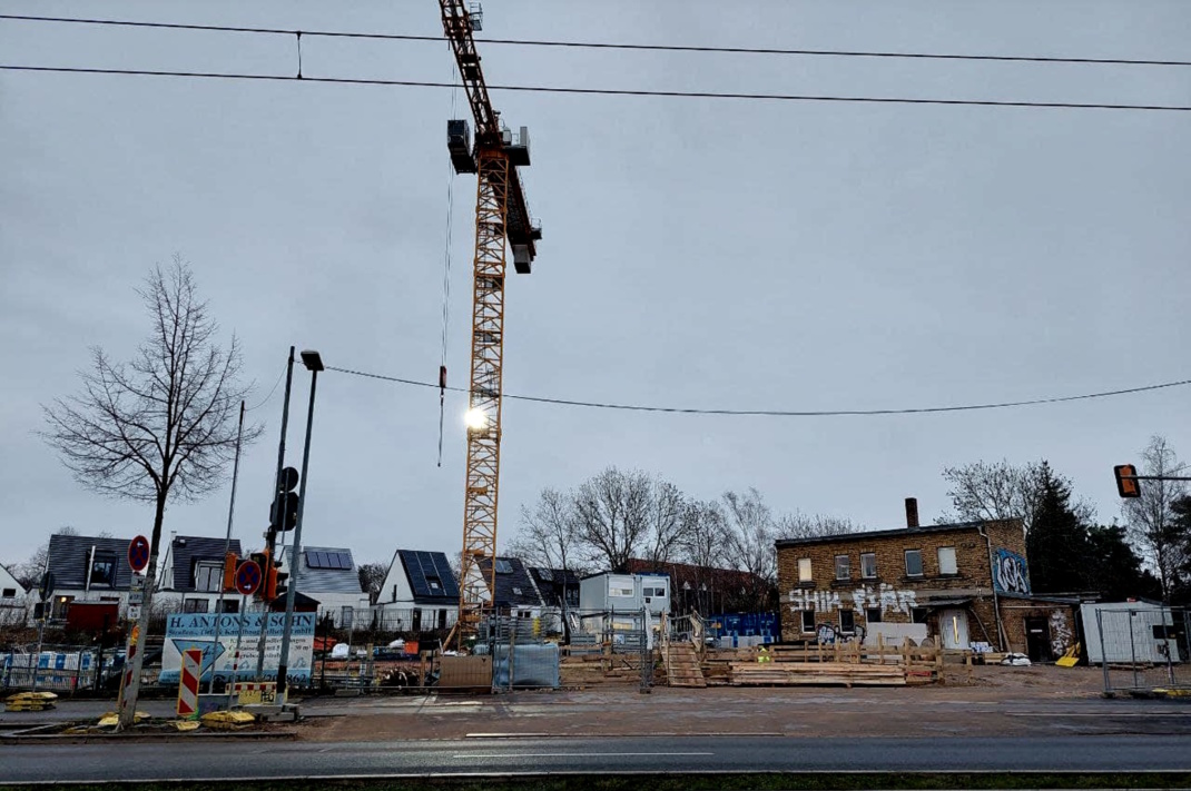 Wohnungsbau an der Prager Straße. Foto: Sabine Eicker