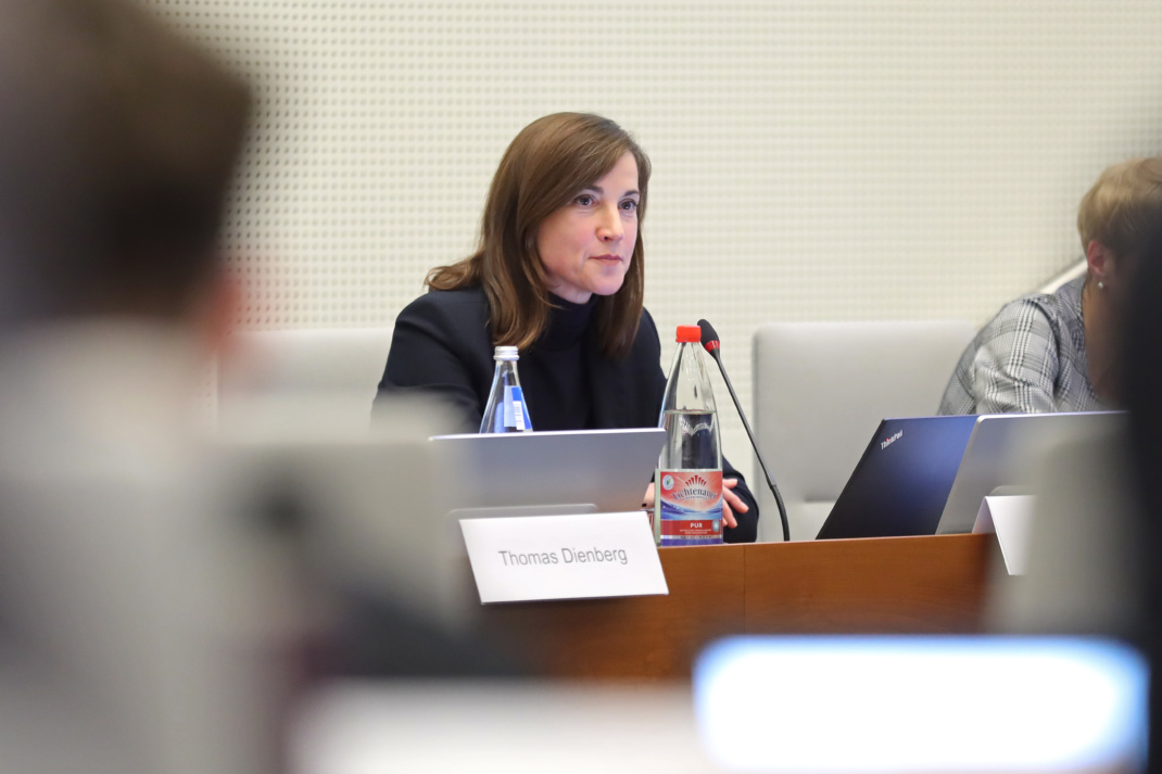 Vicki Felthaus im Stadtrat.