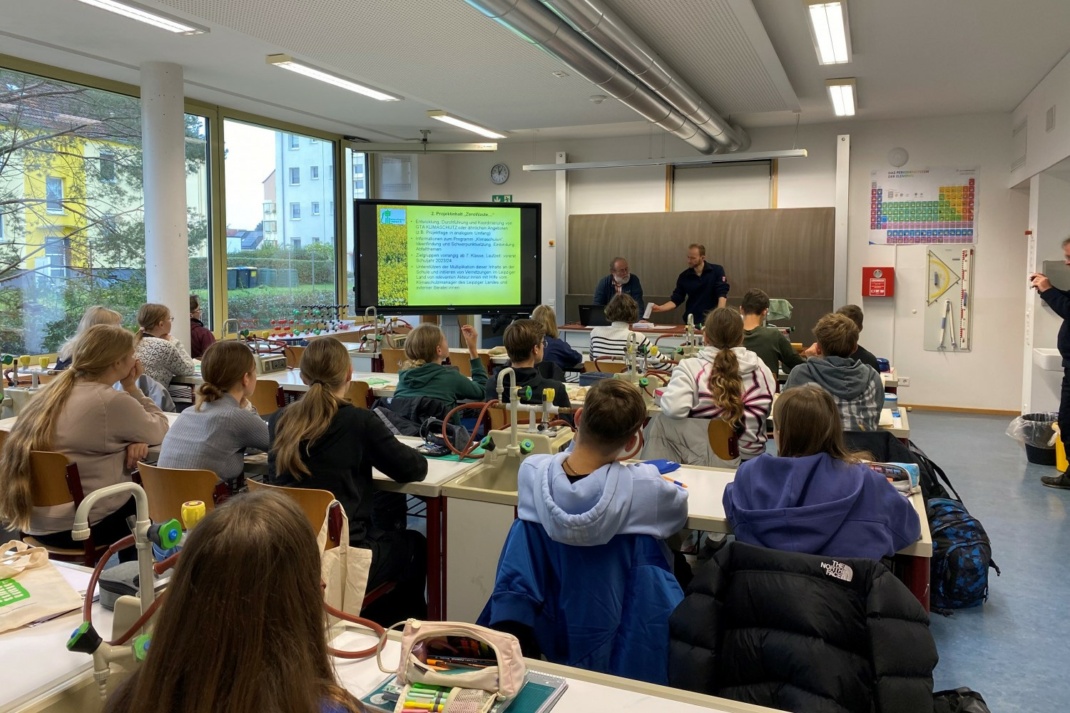 Nachhaltigkeit, Klimaschutz und Abfallvermeidung im Unterricht. Foto: Hennig ZAW