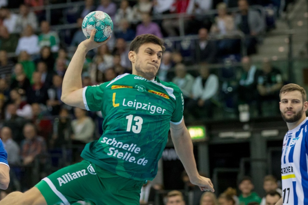 Matej Klima beim Wurf. Foto: Karsten Mann