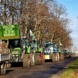 Traktoren bei Agrarprotest.
