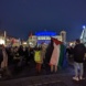 Rund 250 Menschen demonstrierten auf dem Augustusplatz unter dem Motto "Stopt den Genozid in Gaza!". Foto: Yaro Allisat